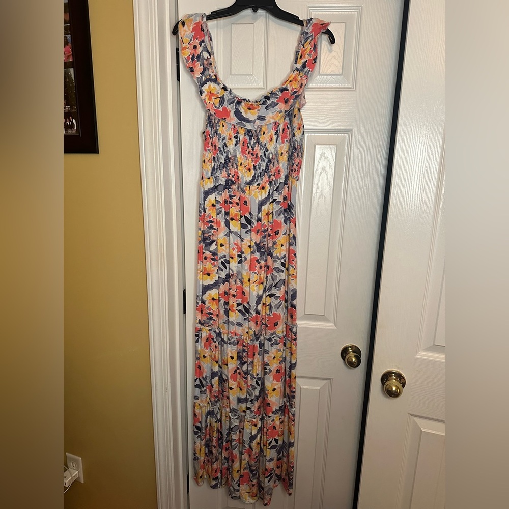 Isabel Maternity by Ingrid & Isabel Floral Print Maxi Dress - Multicolor